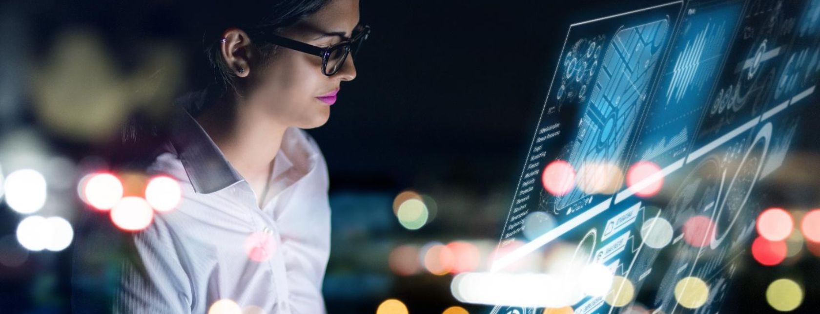 Futuristisch concept voor grafische gebruikersinterface