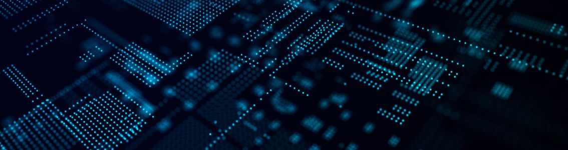 Digital background with AI concept