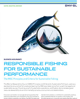 MSC Principles and Criteria for Sustainable Fishing