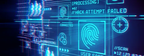 Touchscreen with digital symbols